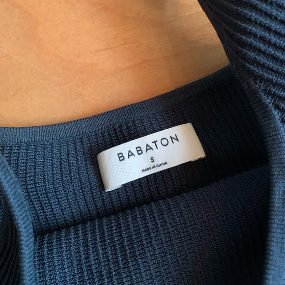 Babaton Ribbed Knit Crop Tank Top - Picture 2 of 2